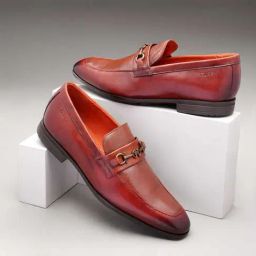 Ruosh Men's Brown Formal Loafers-image-76