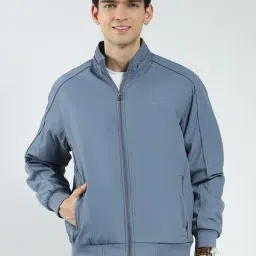 Monte Carlo Grey Regular Fit Jacket-picture-46