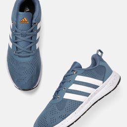 ADIDAS Men Blue & White Woven Design Adisee Running Shoes-picture-33