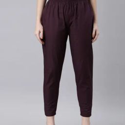 TWIN BIRDS Wine Cotton Pants-picture-30