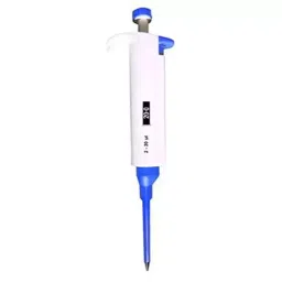 Lab Junction White and Blue 10  µL Fixed Volume Micropipette LJ-2156-28