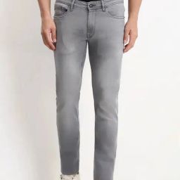 Allen Solly Grey Cotton Skinny Fit Jeans-image-20