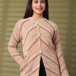 all about you WomenKnitted Front OpenWoollen Longline Top-image-64
