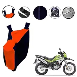 Auto Pearl Bike Body Cover with Mirror Pockets, Buckle Belt, Carry Bag for Impulse-image-11