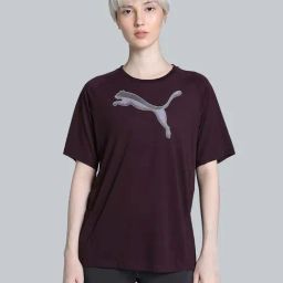 Puma Purple Printed Sports T-Shirt-image-55