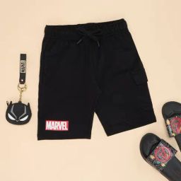 Pantaloons Junior Boys Jet Black Shorts-image-50