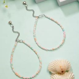 NVR Minimal Multi Brass Anklets-17