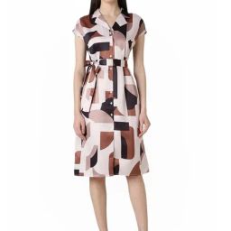 Van Heusen Multicolored Printed Shirt Dress-picture-45