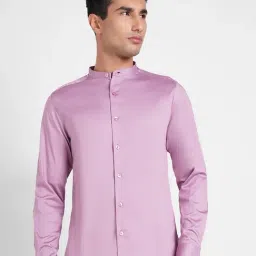 Peregrine By Pantaloons Purple Cotton Slim Fit Shirt-picture-19