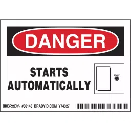 BRADY Label Polyester Adhesive Sign Mounting 5 x 3-1/2 x 0.01 inch, 20RZ56 (Pack of 5)-image-84