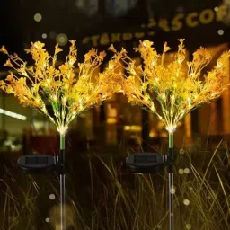 GIGAWATTS 7 Head LED Stake Wheat Ears Sun-Powered Solar Garden Light, GW-ME3023A-13