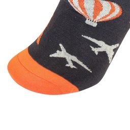 Man Arden Men Orange Coloured Patterned Ankle Length Socks image 2