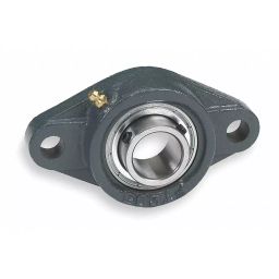 Dayton 19.05 mm (3/4 Inch) Cast Iron Radial Ball 2 Bolt Flange Bearing , 3FCU9-image-91