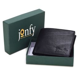 JONFY Men PU Two Fold Wallet-13