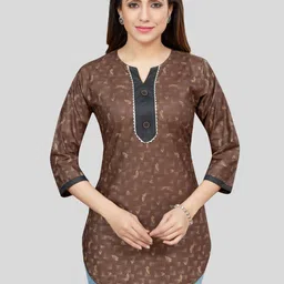Saree Swarg Ethnic Motifs Printed Kurti-image-47