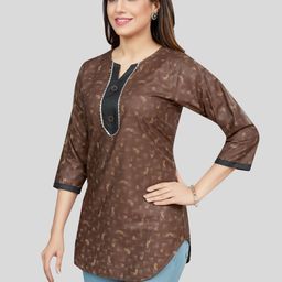 Saree Swarg Ethnic Motifs Printed Kurti image 3