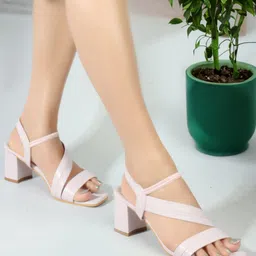 ICONICS Open Toe Block Heels image 1