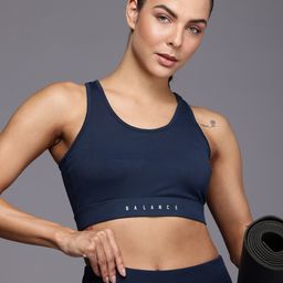 HRX by Hrithik Roshan Full Coverage Lightly Padded Yoga Bra SS24_W_BA_KY6707_C-36
