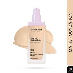 Seven Seas Pro - Beauty Lightweight Oil Free SPF 20 Smooth Foundation - 30 g Natural - 03-47