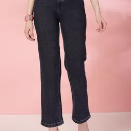 Chemistry Women High Rise Denim Solid Regular Fit Jeans-picture-36