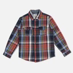 Pepe Jeans Cotton Woven Full Sleeves Checks Shirt - Red & Black-picture-45