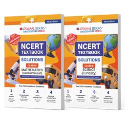 Oswaal NCERT Textbook Solutions Class 6Mathematics & Science | Set of 2 Books | For Latest Exam - English-26