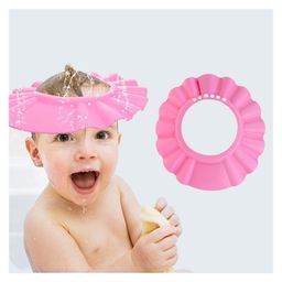 Safe-O-Kid Fit-All Shampoo HatTear-Free Bathing Protection for Kids, Soft, Adjustable No-Tears Shampoo Hat (Pink, Pack of 1)-image-91
