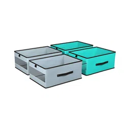 Aura Green & Grey 4 Pieces Multi-Utility Organisers-2