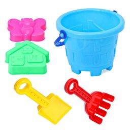 SVE Sand Game Castle Building Plastic Beach Toy Set Pack of 5 Pcs - Multicolour image 2
