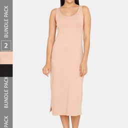 Zivame Woman Pack of 2 Solid Camisoles-image-12