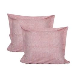 Maspar Barre Pink 100% Cotton 400 TC Pillow Covers - Set of 2-image-31