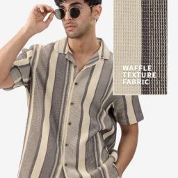 The Souled Store Multi Cotton Relaxed Fit Striped Casual Shirts-image-90