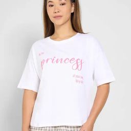 Dreamz By Pantaloons Bright White Cotton Regular Fit T-Shirt-image-73