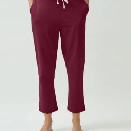 Saltpetre Timeless Organic Cotton Maroon Straight Fit Jogger-25