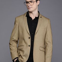 Allen Solly Men Self Design Single-Breasted Blazer-34
