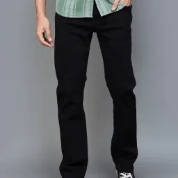 Fame Forever by Lifestyle Jet Black Slim Straight Fit Jeans-picture-46