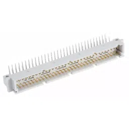 RS PRO 64 Way 2.54 mm Pitch, Type C Class C2, 2 Row, Right Angle DIN 41612 Connector, Plug, 251172 image 2