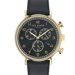 Ted Baker Men Brass Dial & Leather Straps Analogue Watch BKPBAF302-image-11