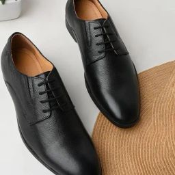 Regal Men's Black Derby Shoes-picture-13
