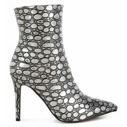 London Rag Women's Black Stiletto Booties-image-31