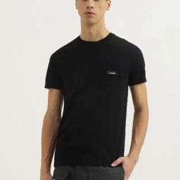 United Colors Of Benetton Black Pure Cotton Regular T-Shirt-picture-32