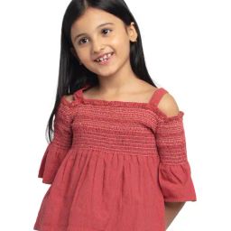 Under Fourteen Only Kids Red Striped Top-image-58