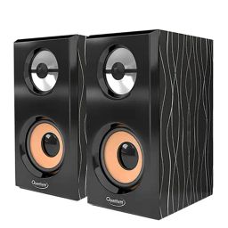 Quantum QHM-630 USB 2.0 Wooden Speaker (Black)-image-14