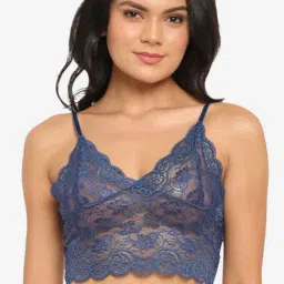 N-Gal Navy Non-wired Non-padded Bralettes Bra-picture-10