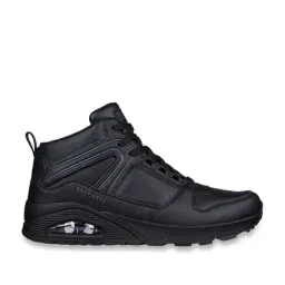 Skechers Men's UNO - KEEP CLOSE Black Casual Lace Up Shoe-image-81