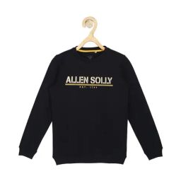 Allen Solly Kids Black Graphic Print Full Sleeves Sweatshirt-image-36