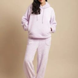 Secret Wish Lavender Hoodie With Lounge Pants-image-4