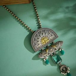 Fabindia Metal Long Necklace-image-86