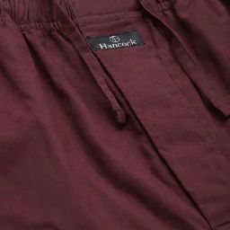 Hancock Maroon Cotton Regular Fit Solid Lounge Sets-image-79