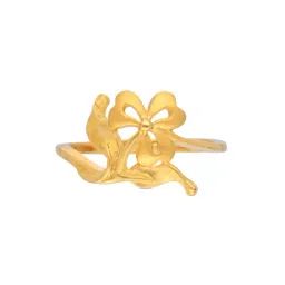 C. Krishniah Chetty Group 22k Blooming Grace Gold Ring for Women-picture-41